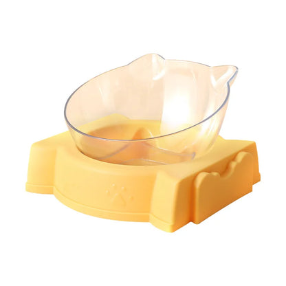 Pet Raised Standing Dish Bowl