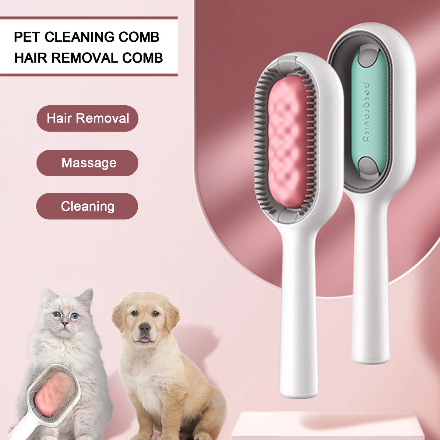 Double Sided Cat Cleaning Comb