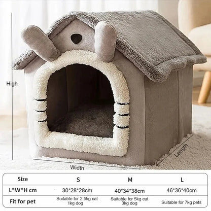 Indoor Warm House Soft Pet Bed