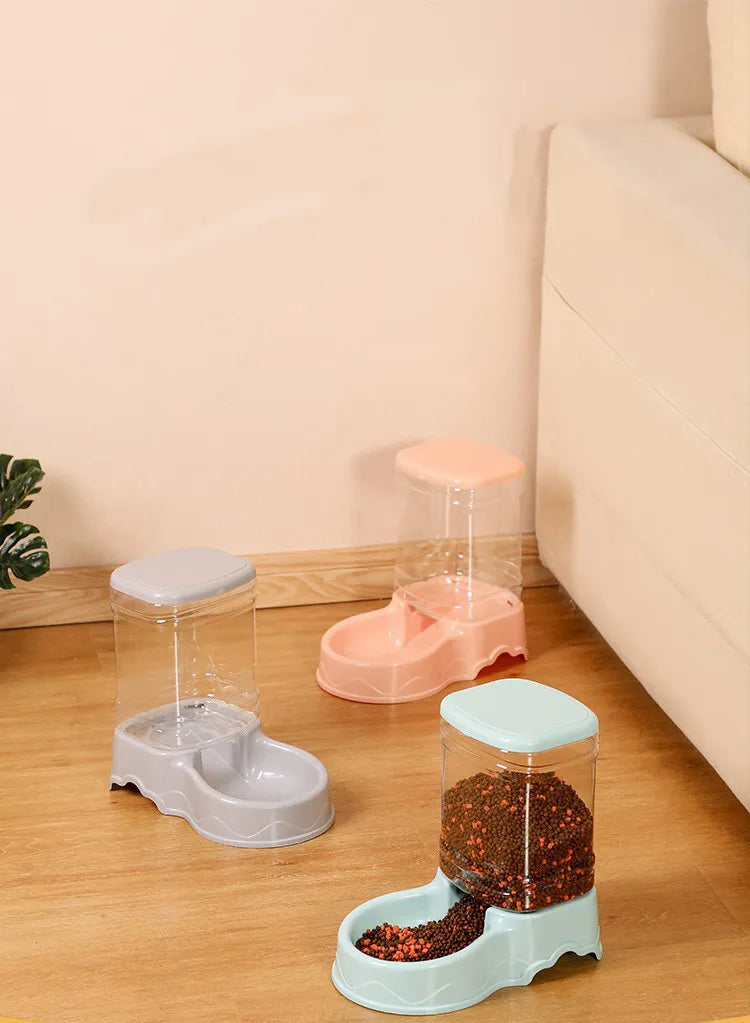 Pet Automatic Feeder Drinking Bowl